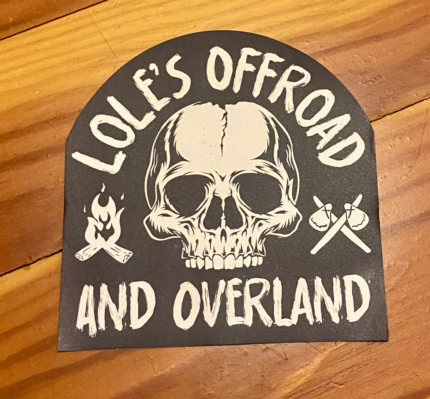 Lole's Offroad Skull Sticker