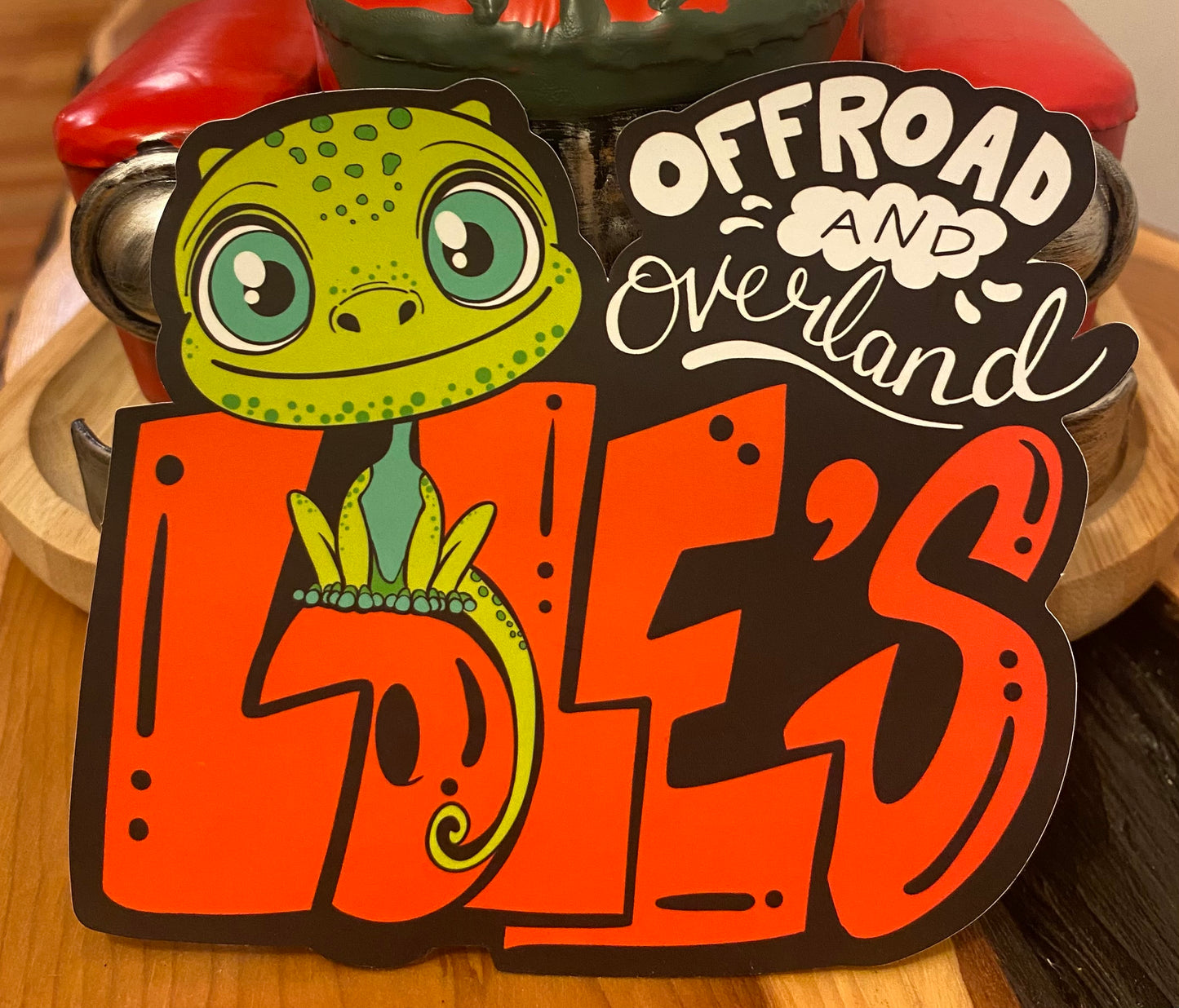 Lole's Gecko Sticker